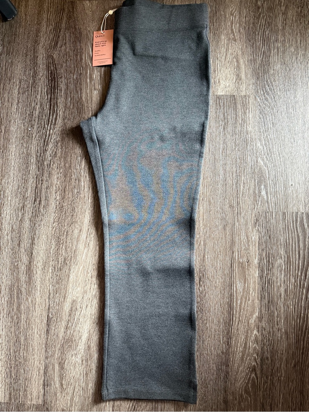 NWT Quince ponte stretch charcoal grey Pants